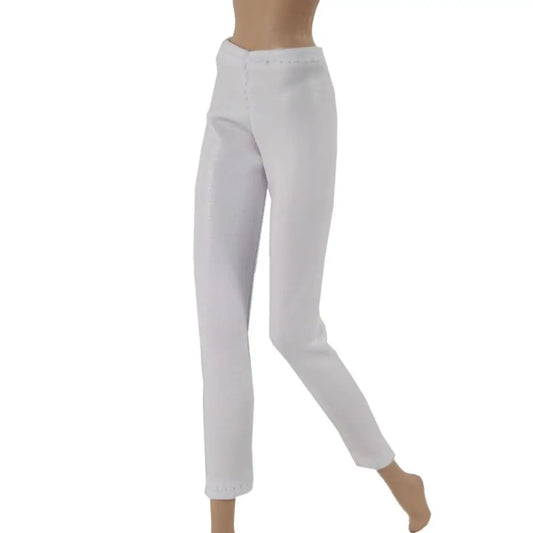 High Quality Fashion Floral Jeans Pants Casual Wears Doll Leather Pants Doll Clothes Skirts 11.5