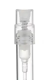 500pcs Invisible Springs Sprayer 1.5ml 1.8ml 2ml 2.5ml Bayonet Glass Perfume Bottle Sample Refillable For Fragrance Perfume