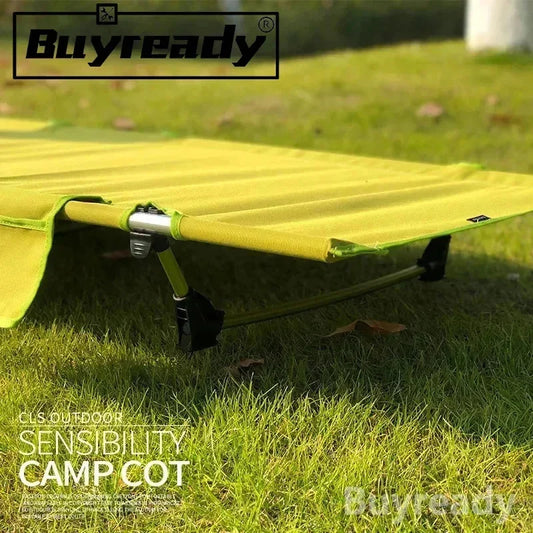 Outdoor Lightweight Folding Bed Portable Camping Bed Simple Military Bed Accompanying Lunch Bed Camping Simple Leisure Bed