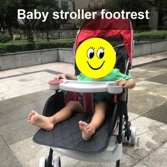 Universal Baby Stroller Footrest with Hook Oxford Cloth Leg Rest Foot Board Toddler Seat Extender Feet Extensions