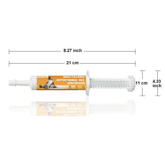 HIGH CALORIE NUTRITIONAL GEL For Dog&Cat Food Supplement with Vitamins Provides calories and nutritional supplements
