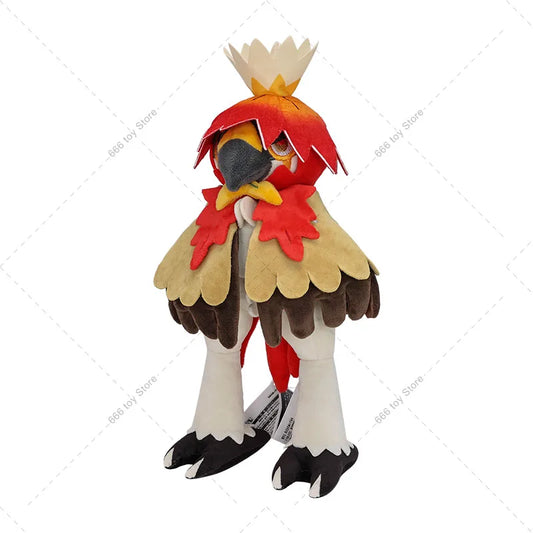 35cm Pokemon Plush Hisuian Decidueye Soft Stuffed Toys Anime Pocket Monster Doll Soft Stuffed Toys Children Kids Birthday Gift