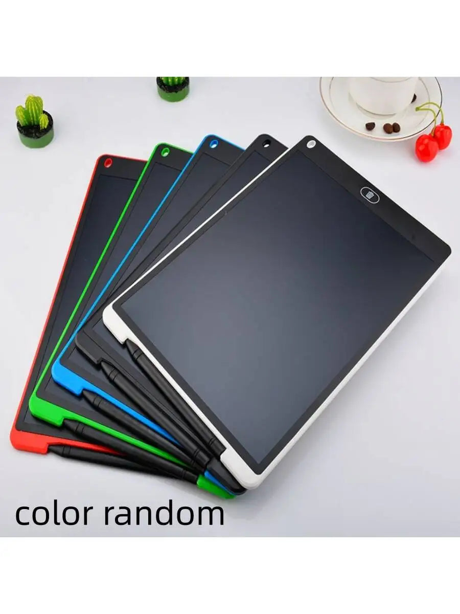 12Inch LCD Drawing Tablet Portable Digital Pad Writing Notepad Electronic Graphic Board Notes Reminder with Stylus Pen