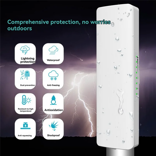 ABGB-Wifi Bridge WIFI Signal Extender Outdoor 3-5KM Long Rang Network Monitoring EU Plug