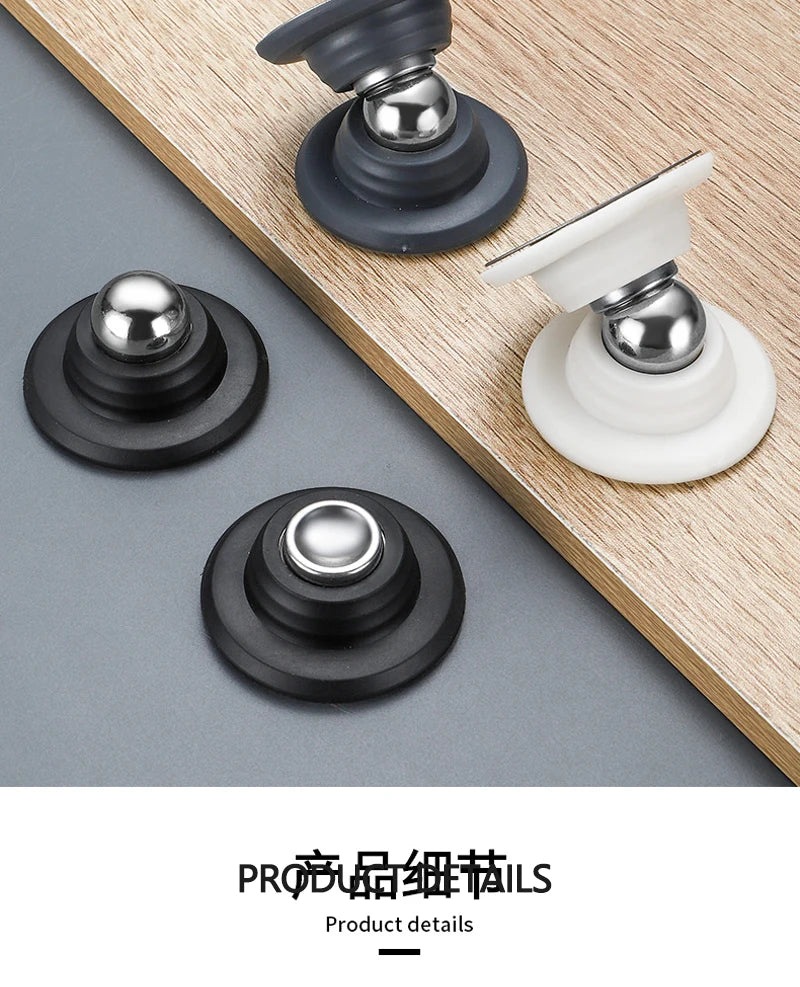 Rubber UFO magnetic door suction, indoor bedroom door, floor suction, door stopper, door handle protector