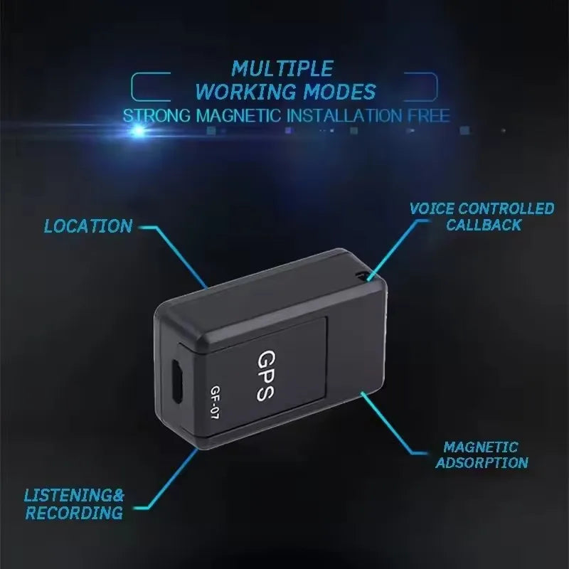 GF-07 Mini GPS Tracker Car GPS Pet Children Elderly Anti-Lost Device Car Real Time Tracking Locator Magnetic Vehicle Locator