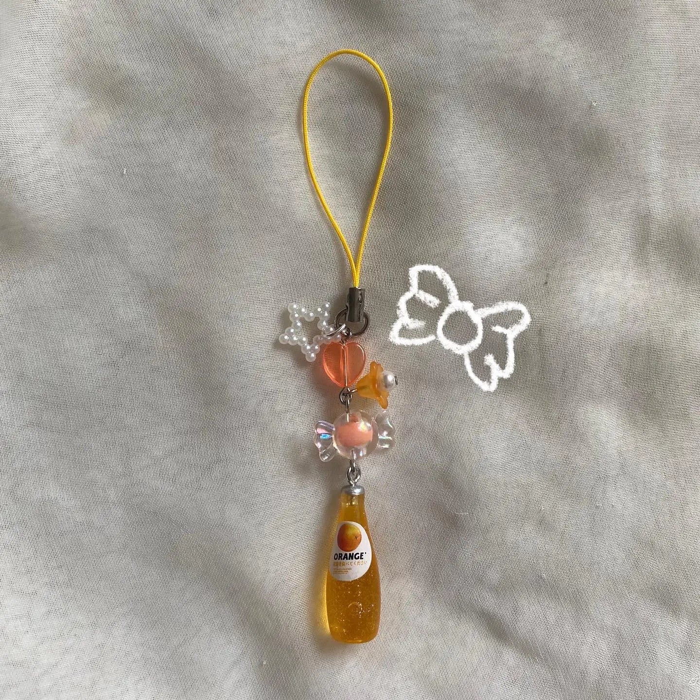fruit Phone Charm Accessories phone charm cute phone strap customized Y2K