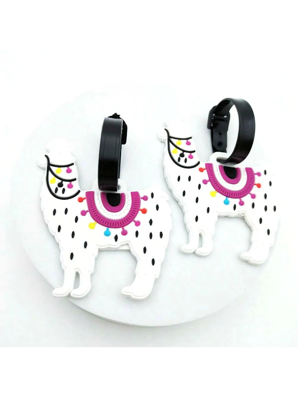 1PCS Cute Animal Luggage Tag Travel Accessories Luggage Tag Silica Gel Suitcase Holder Baggage Boarding Tag Travel Accessories