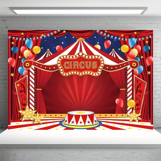 Circus Carnival party background Fabric Carnival theme party decoration background Circus birthday party background
