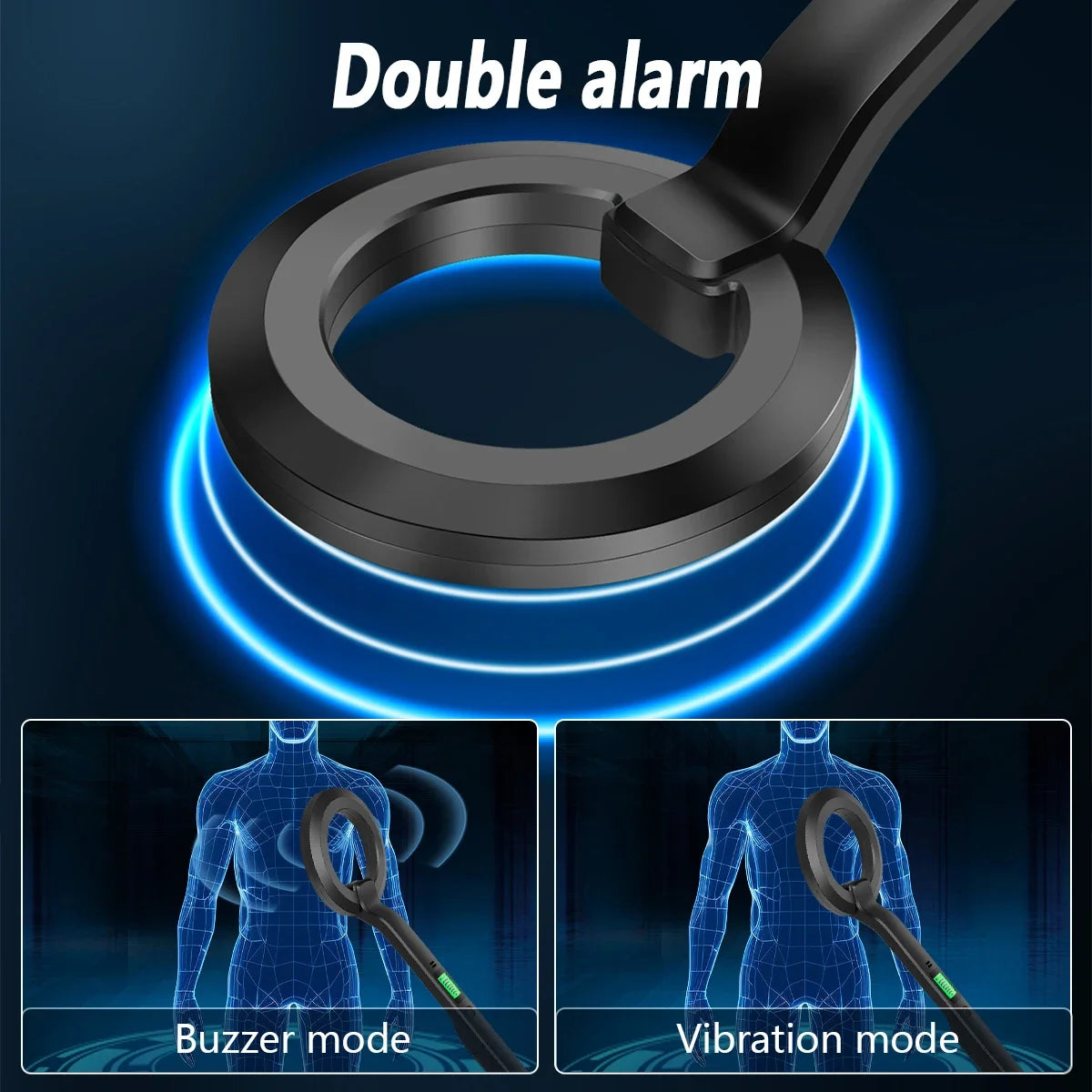 High Sensitivity Handheld Metal Detector with Alarm & Pinpoint Coil for Security/Industrial/Treasure Hunting