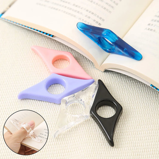 Thumb Book Support Book Page Holder School Supplies Expander Book Page Holder Reading Aid Book Spreader Bookmark Accessories
