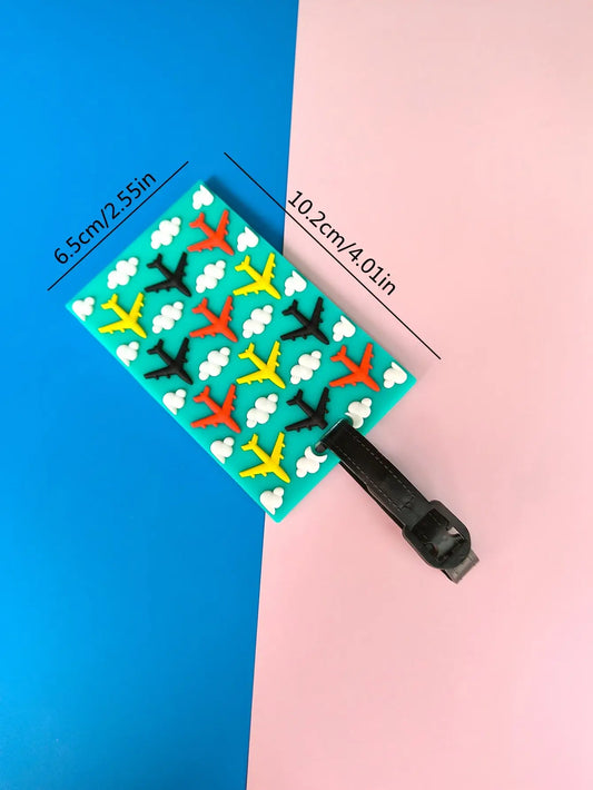 1PCS Cute Luggage Tag Travel Accessories Luggage Tag Silica Gel Suitcase Holder Baggage Boarding Tag Travel Accessories