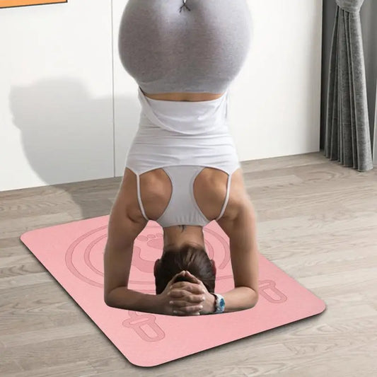 6mm Skipping Rope Mat Anti-noise Jump Rope Mat Exercise Shock Absorption Yoga Mat TPE Skipping Mat Fitness Pad Equipment