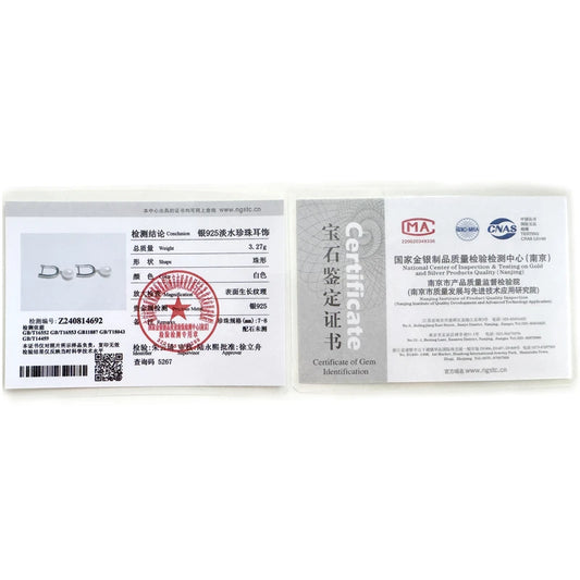 HENGSHENG 7-8mm Natural Freshwater Pearl Earrings for Women Jewelry Bohemian Drop Earrings for Wedding / Party / Daily