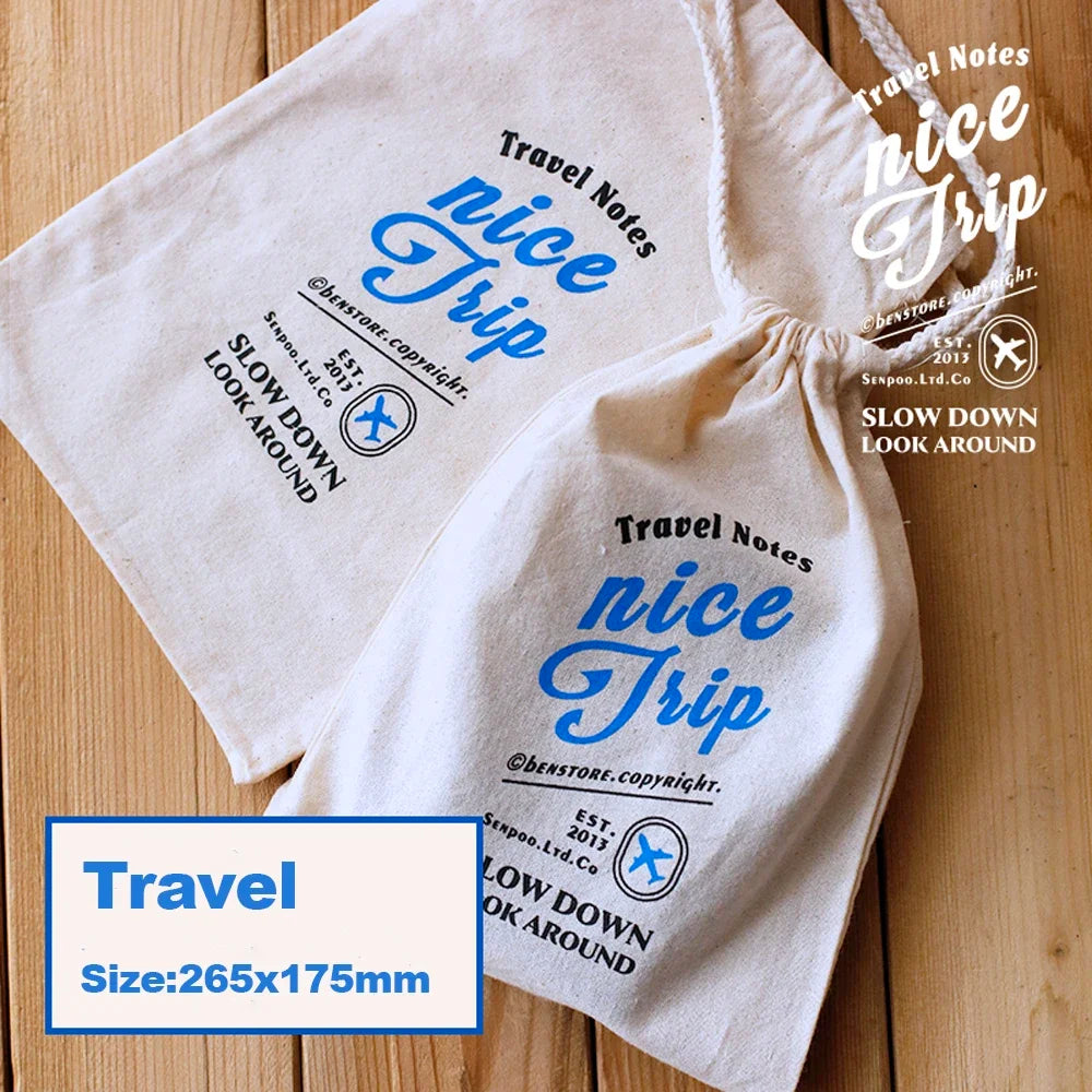 Fromthenon A6 A7 Loose Leaf Notebook Storage Bags Traveler Notebook Journal Storage Bag Planner Drawstring Stationery Supplies