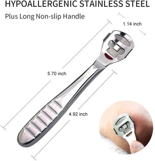 Pedicure knife dead skin planer stainless steel foot planer foot scraper pedicure planer foot skin scraper tool