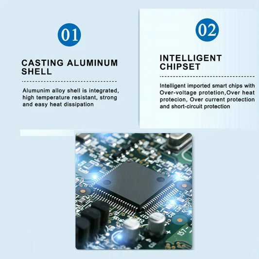 Battery Charger 9V-36V to 14.5V 12.6V 13.8V 4A-15A Constant Current DC DC 12V Lithium Battery Chargers for Dual-battery System