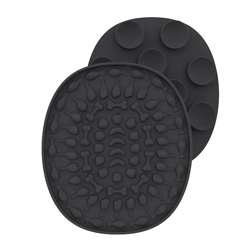Dog Silicone Lick Mat, Slow Food Plate, Bathing Distraction, Sucker, Food Training Pet Feeder Supplies for Dogs