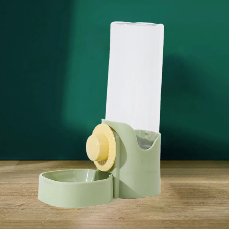 Automatic Pet Feeder Cage Hanging Bowl Water Bottle Food Container Dispenser For Puppy Cats Rabbit Birds Pet Feeding Product