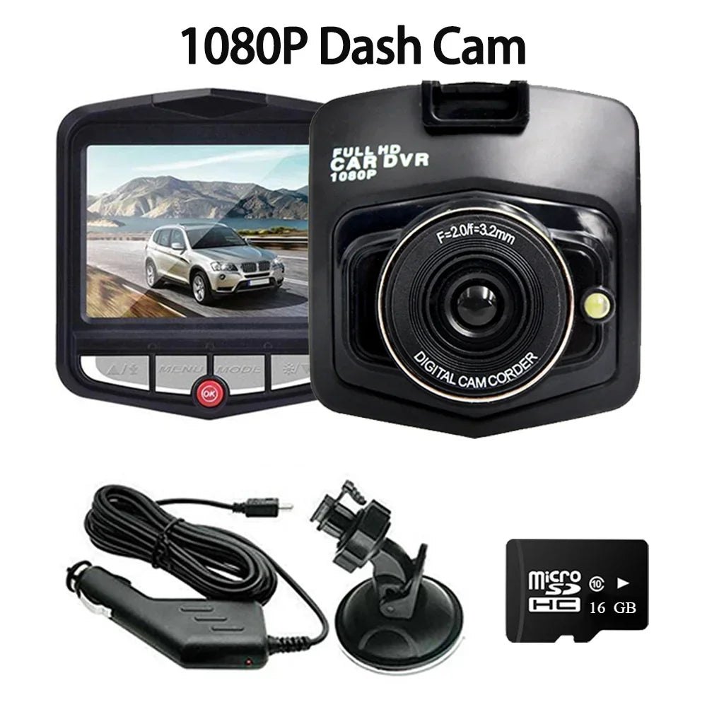 1080P Car DVR Dash Cam for Cars Camera HD Video Recorder for Vehicle Dvrs Night Vision Monitor Parking Vehicle Camera