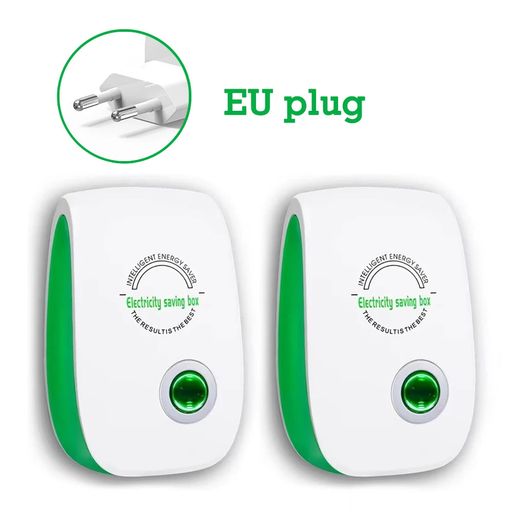 Electricity Saving Box US/EU Adapter Intelligent Power Factor Saving Device Smart Power Saver Cost Reducing Home Office