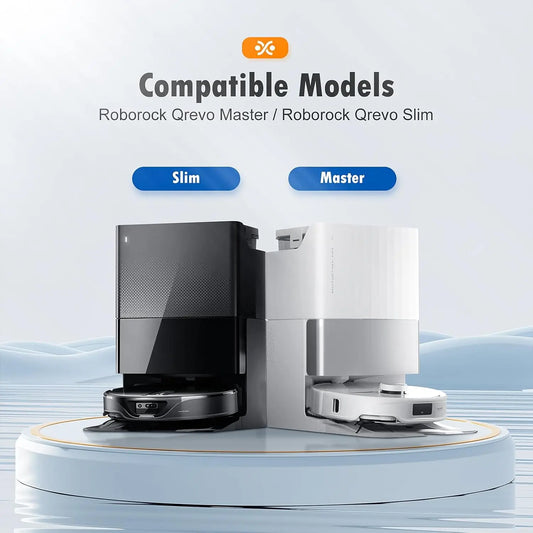 Roborock Qrevo Master / Qrevo Slim Robot Vacuums Cleaner Accessory Main Side Brush Hepa Filter Mop Cloths Dust Bag Spare Part