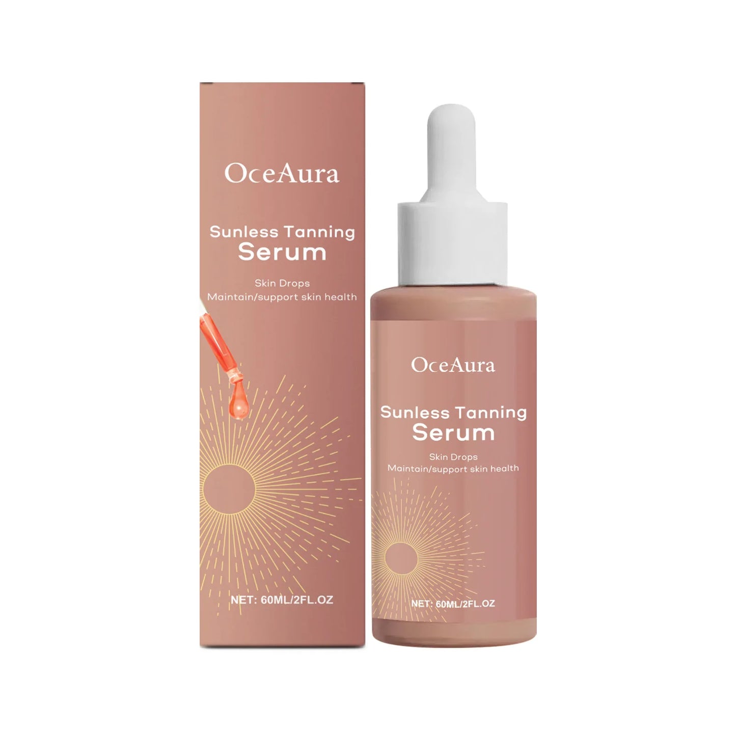 Herbal Sunless Tanning Essence Lasting Absorb Sunlight Natural Skin Sexy Protect Solarium Body Face Bronze Self Tanning Serums