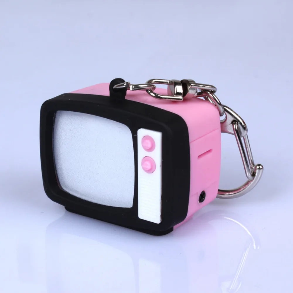 Creative Retro Television Keychain Miniature Television Tv Model Toy Creative Children Toy Keychain Pendant