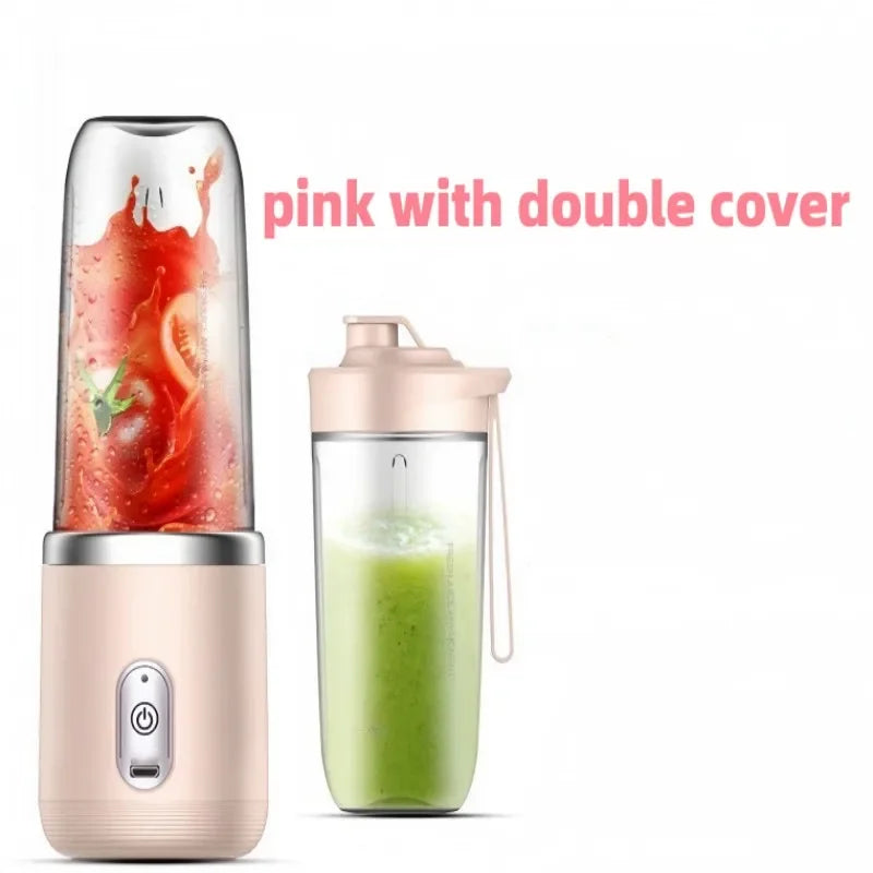 400ml Mini Electric Portable Juicer USB Rechargeable Travel Blender with Computer Blade Cup Blender Popular Fruit Juicer
