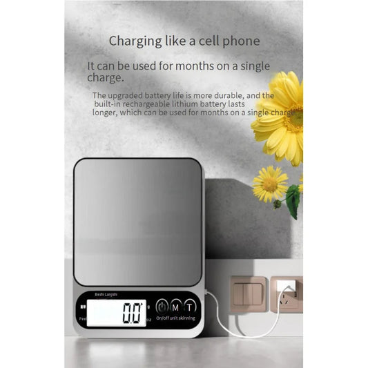 Kitchen Electronic Scale High Precision Household Baking Gram Scale Accurate Small Electronic Scale Food Scale Small Gram Scale