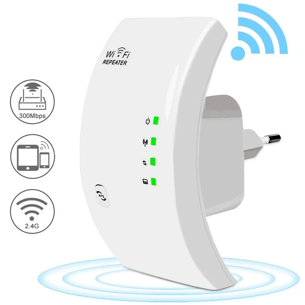 300Mbps WiFi Repeater WiFi Extender Router WiFi Signal Amplifier Wireless Wi Fi Booster Long Range Wi-Fi Repeater Access Point
