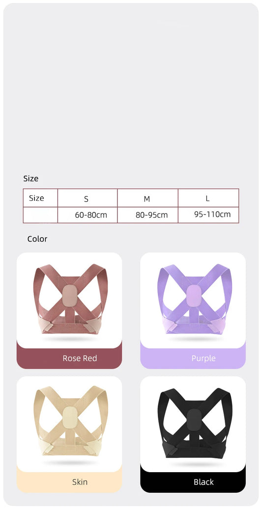 New Upper Back Posture Corrector Posture Clavicle Support Corrector Back Straight Shoulders Brace Strap Correct poor