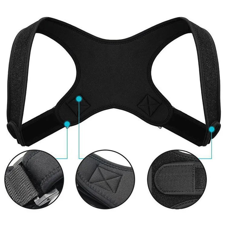 Cross-border adult student sitting posture correction invisible anti-hunchback posture correction back posture corrector supp...