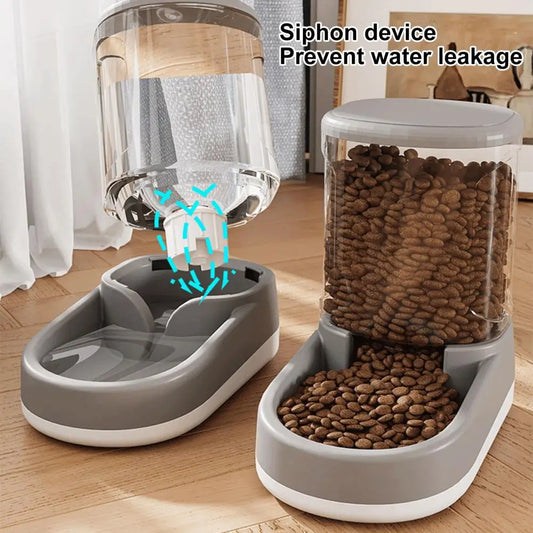 3 8L Pet Water Dispenser Pet Feeder Automatic Refill Food Bowl for Small Medium Pets Cats Dogs Pet Hydration Station