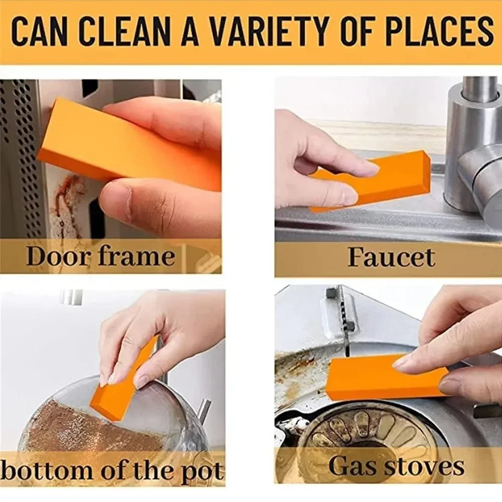 Stainless Steel Stain Eraser - Magic Eraser Stainless Steel Stain Remover, Stainless Steel Decontamination Artifact for Kitchen