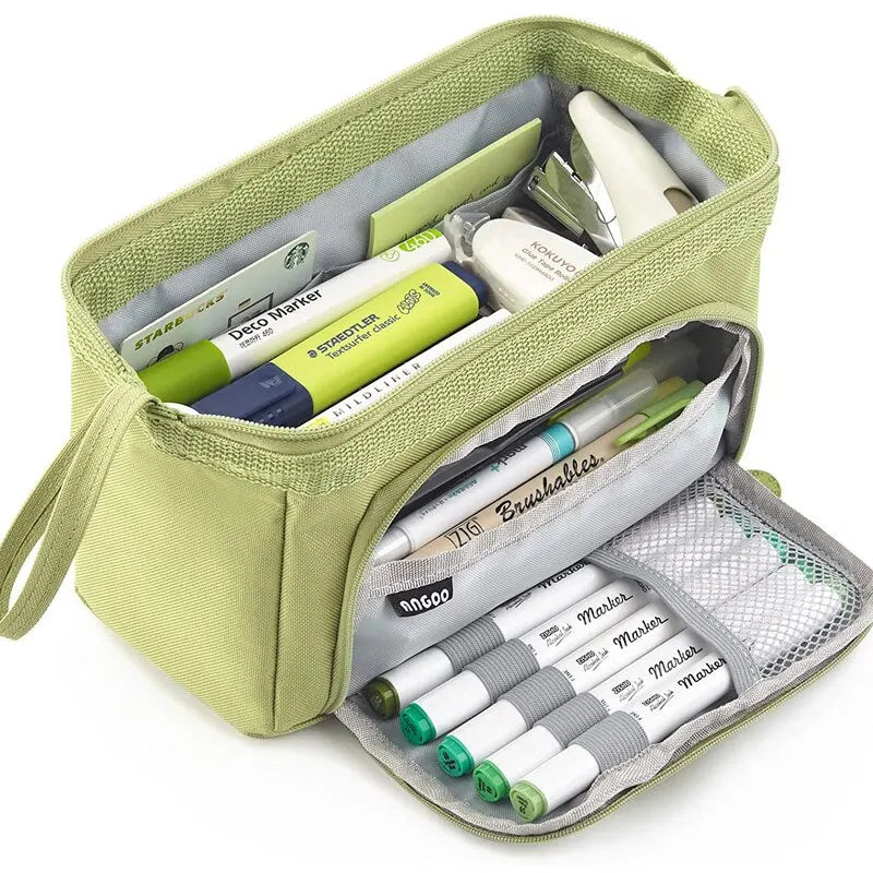 Super Large Capacity Pencil Case School Acsesories Pen Bag Student Box Back to School Office Supplies Statioenry Accessories