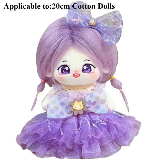 Accessories Doll Lovely Clothes Cute with Cartoon Headband Accessories Plush Dolls Clothes 20 Styles Clothes Decoration