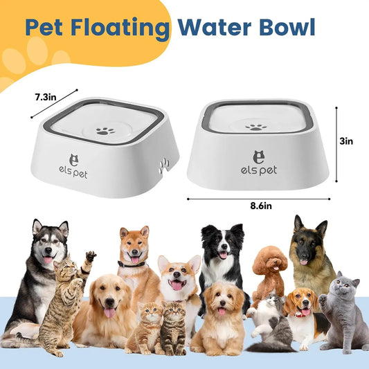Dog Water Bowl Anti Splash No Slip Removable Design Vehicle Carried Travel Spill Proof Pet Bowls for Small Medium Dogs and Pets