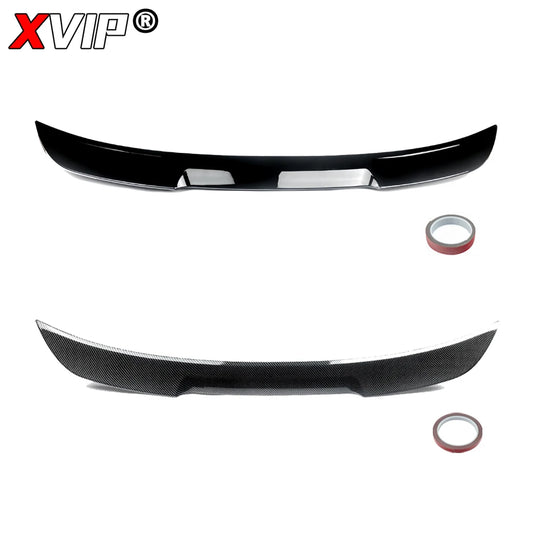 XVIP Car Glossy Black M4 Look Rear Trunk Spoilers Wings Lip For BMW 5 Series E60 4 Door Sedan 2004-2009 Carbon Look Accessories