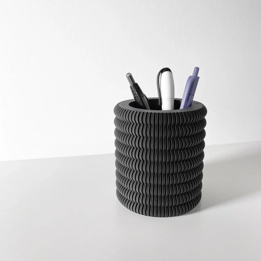3D Printed Desktop Organiser Geometric Design Pen Holder Clutter Organiser Desktop Decorations Home Accessories Home Decorations