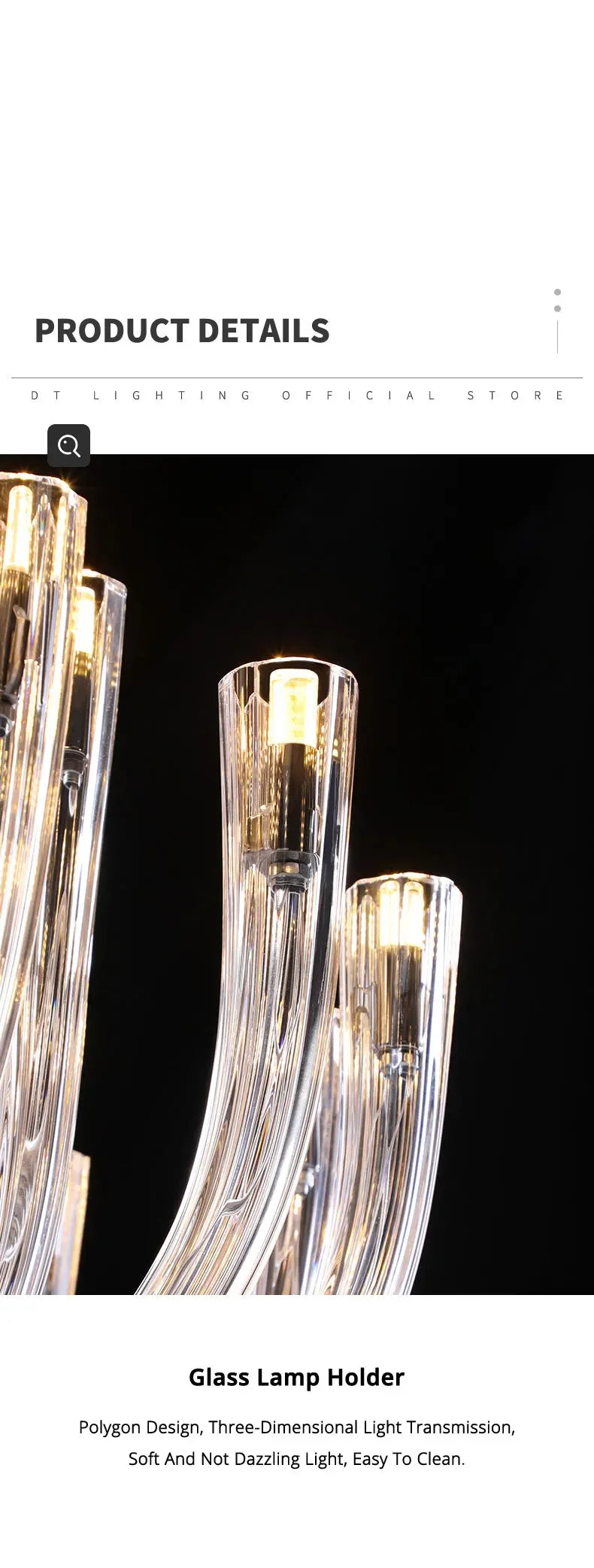 ART DECO Glass Chandelier for Living Room Bedroom Dining Room Designer Luxury LED Hanging Ligting 2024 NEW Lamp