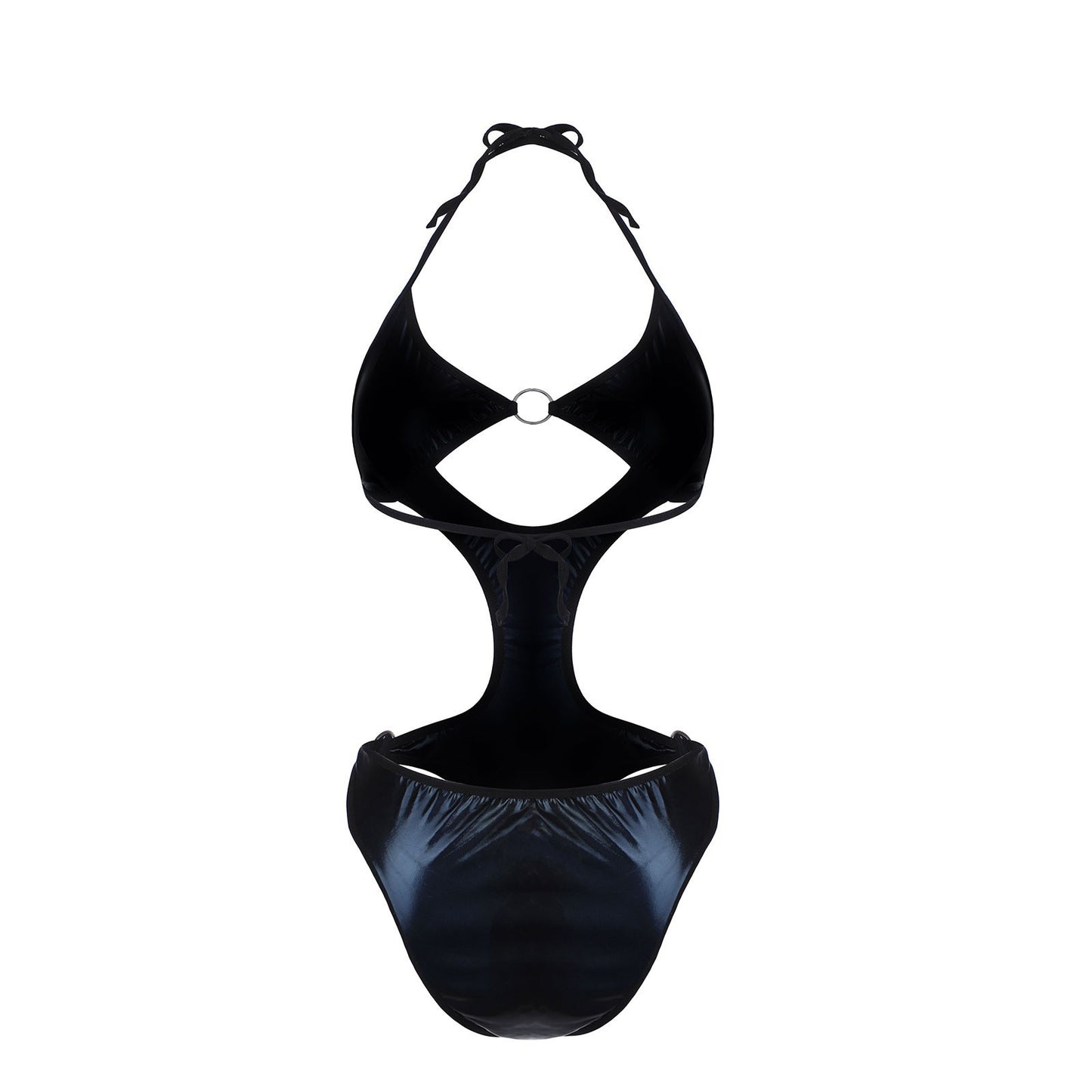 Female Underwear Sexy Lingerie Set Sexy Patent Leather Sleepwear Temptation Underwear Nightdress Lingerie Women's lingerie