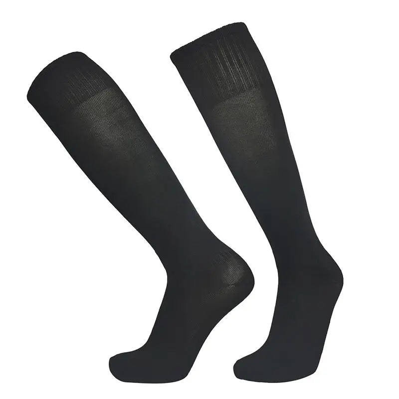 Football Sports Socks Long Knee Cotton Solid Color Kids Legging Stockings Soccer Baseball Ankle Adults Children Socks