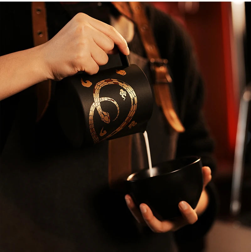 MHW-3BOMBER Coffee Milk Frothing Jug Latte Art Cup Stainless Steel Milk Frother Pitcher Jug Espresso Coffee Accessories