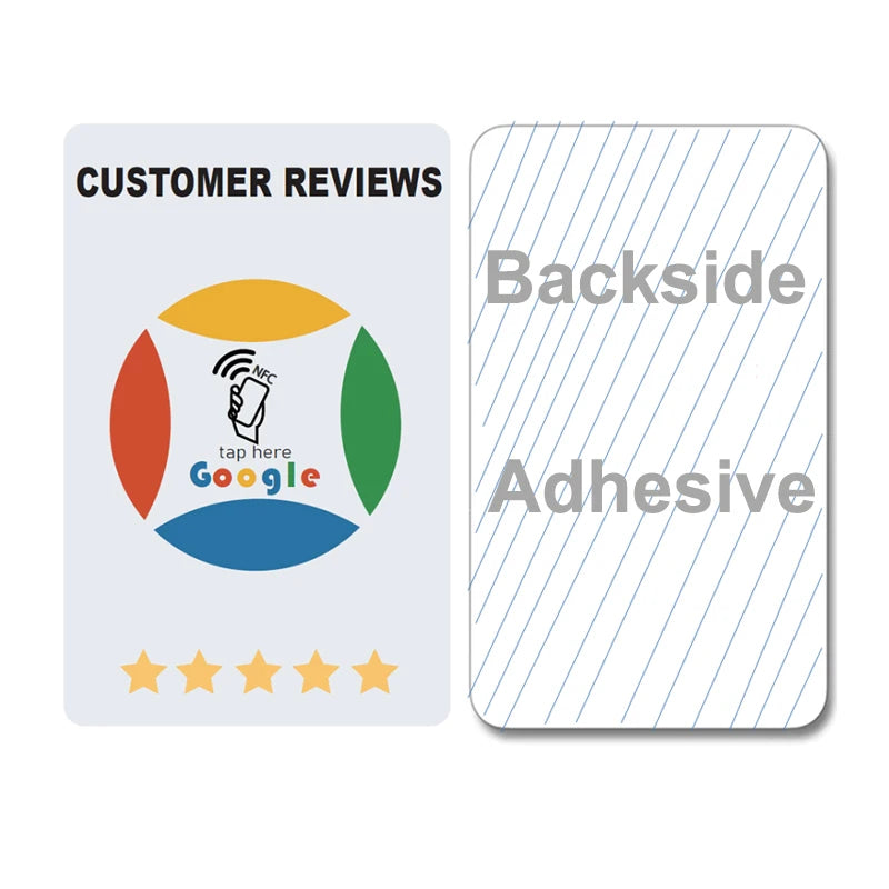 NFC Card for Google Review Business Card NFC215 504Bytes review us on Google