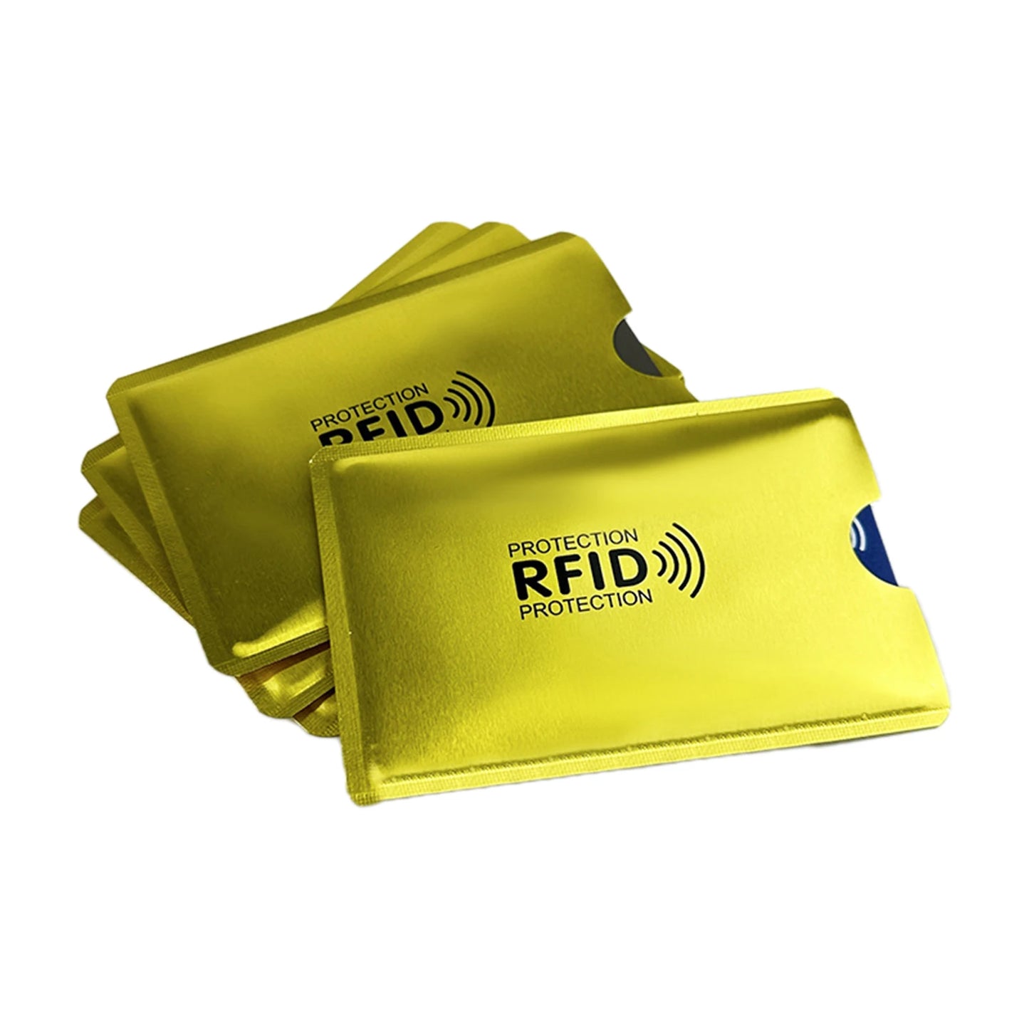 Portable RFID Blocking Sleeves Multi-color Credit Card Protector Protect Your Cards From Electronic Theft