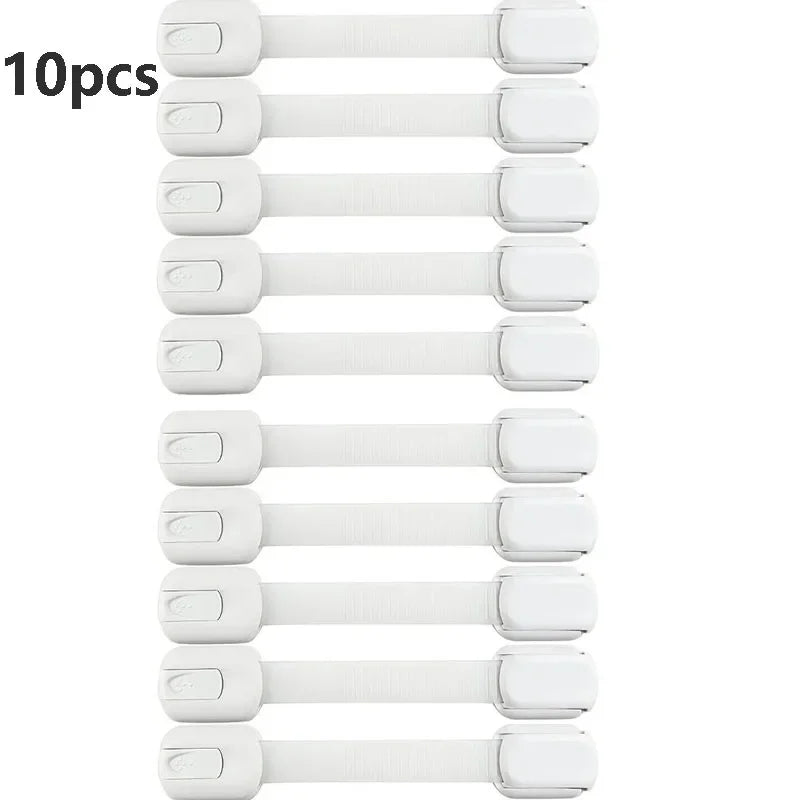 Child Safety Cabinet Lock Baby Proof Security Protector Drawer Door Cabinet Lock Plastic Protection Kids Safety Door Lock