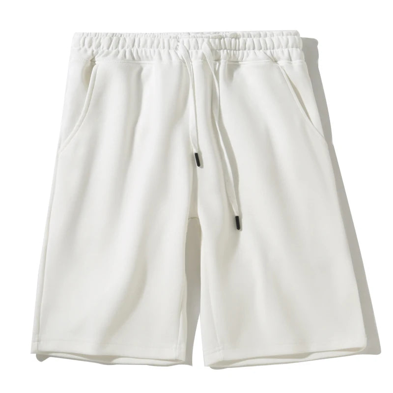 Summer Men Shorts.Drawstring Waist Gym Fitness Sweat Short.Straight Loose Workout Joggers