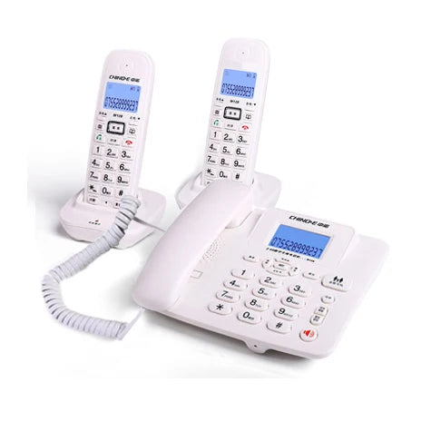 cordless Answering Machine 2.4G Corded Phone Handset office home hotel Long Range Wireless Telephone 1- 4 handstes table phone