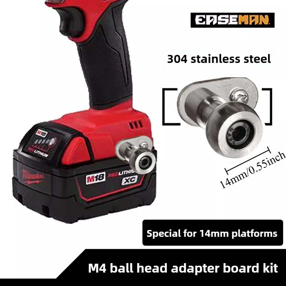 Stainless Steel Multifunctional Tools Accessories Driver Drill Holder Hooks Portable Tie Straps Quick Hanging Power Tool Part